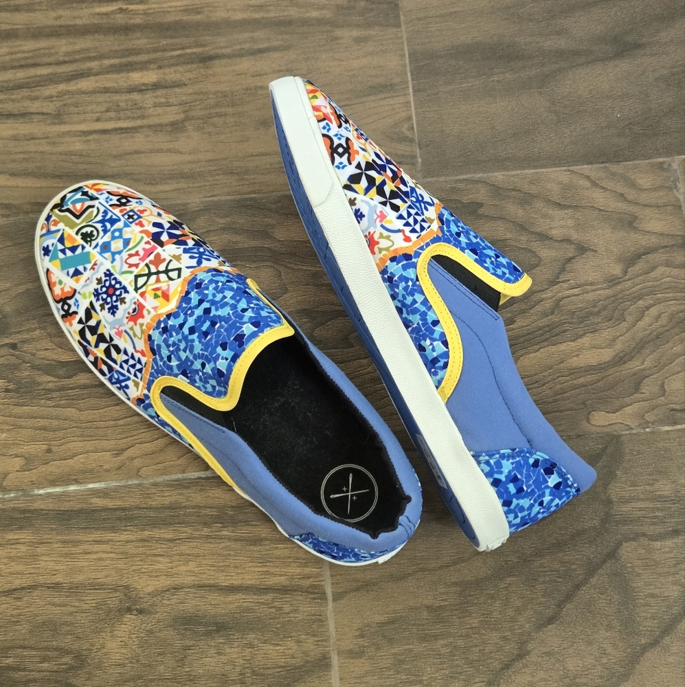 Inkkas Mosaic Slip-On Shoes | Unisex Men’s 11 / Women’s 13 | Vegan, Ethical, NWT